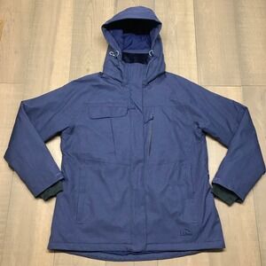 L.L. Bean Jacket Womens Size XL Blue Carrabassett Ski Snow Winter Waterproof